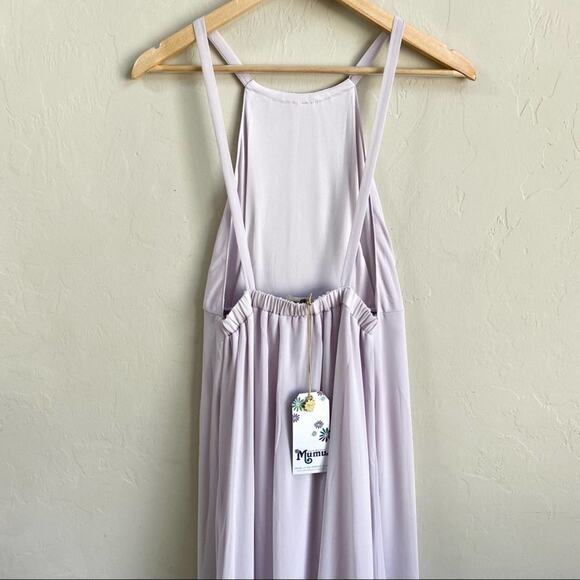 NWT Show Me Your MuMu Amanda Lavender Maxi Dress - Picture 4 of 7